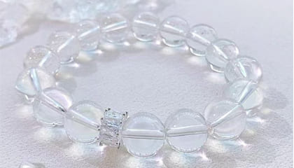 Metal Element Bracelet - Clear Quartz Collection